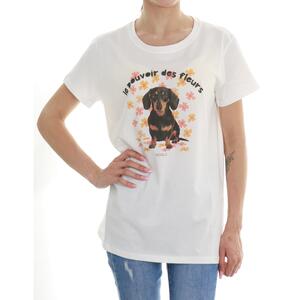 T-SHIRT DOG BIANCO